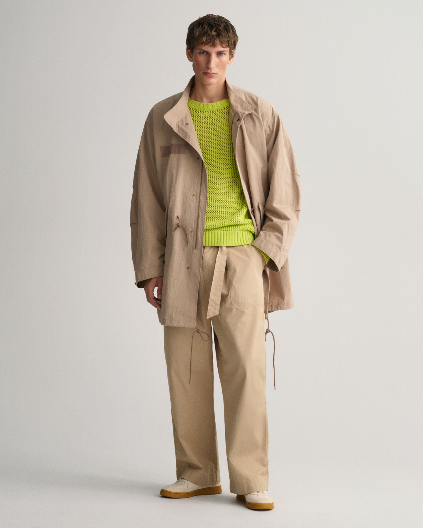 Vyölliset puuvillapopliinihousut