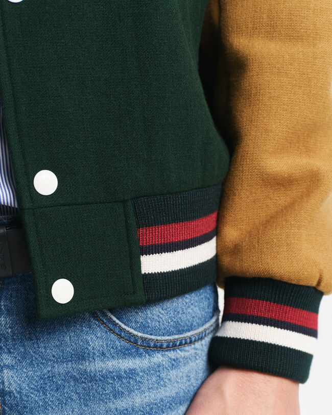 GANT Varsity Jacket ‑villasekoitetakki