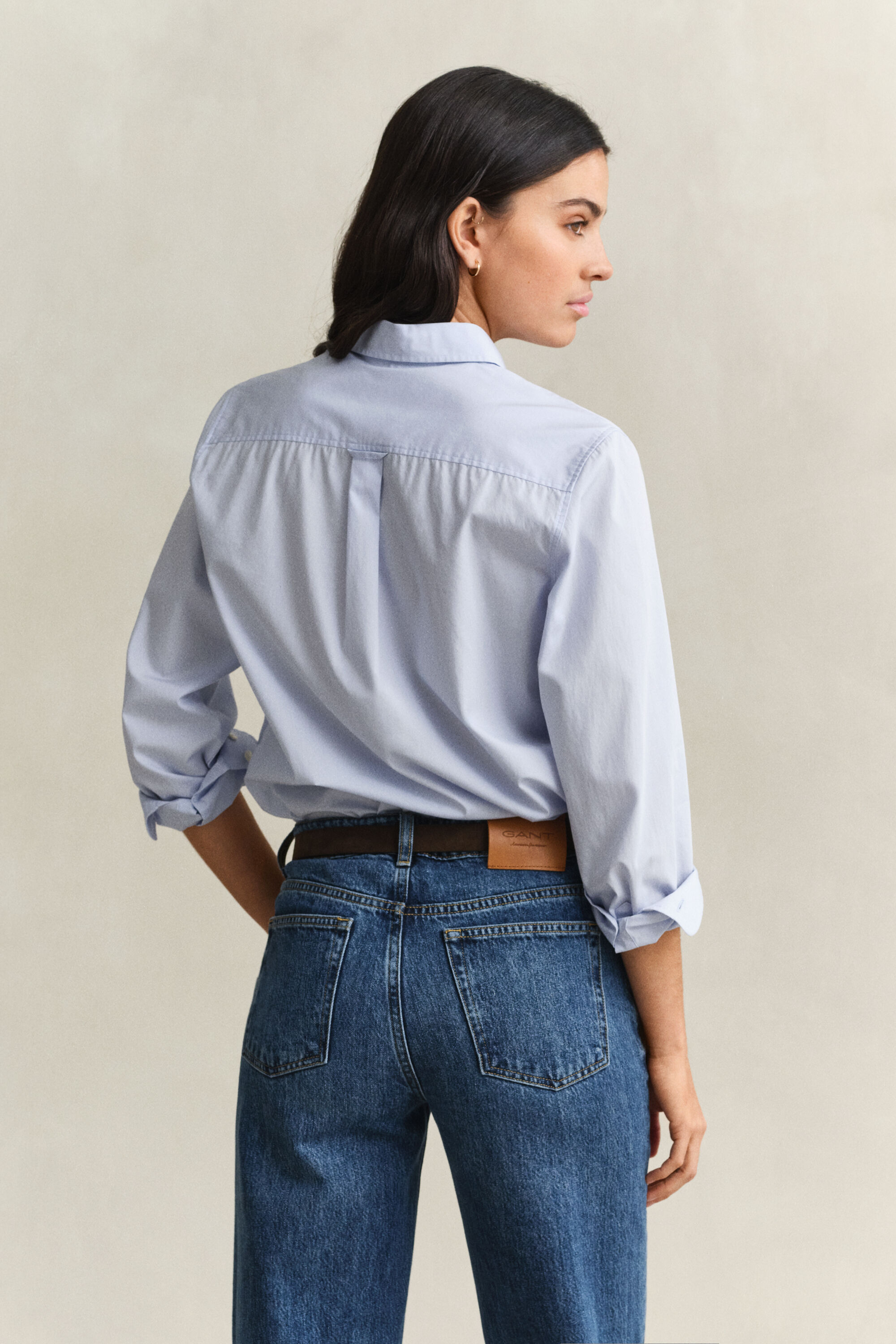 Regular fit ‑mitoitettu Classic-popliinipaita