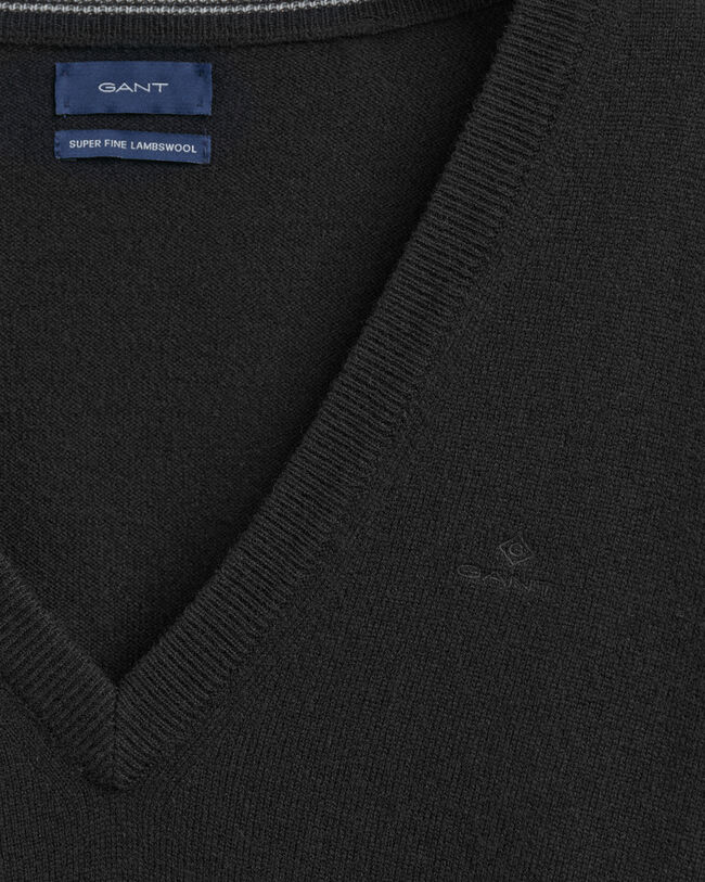 V‑neulepusero erittäin hienosta lampaanvillasta