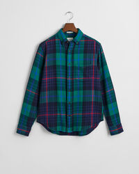 Regular&nbsp;fit ‑mitoitettu ruudullinen tvillipaita