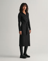 Slim&nbsp;fit ‑mitoitettu jerseypikeemekko