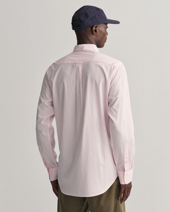 Regular fit ‑mitoitettu pystyraidallinen paita broadcloth-kankaasta