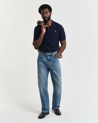 Kohopintainen puuvillapikeepaita