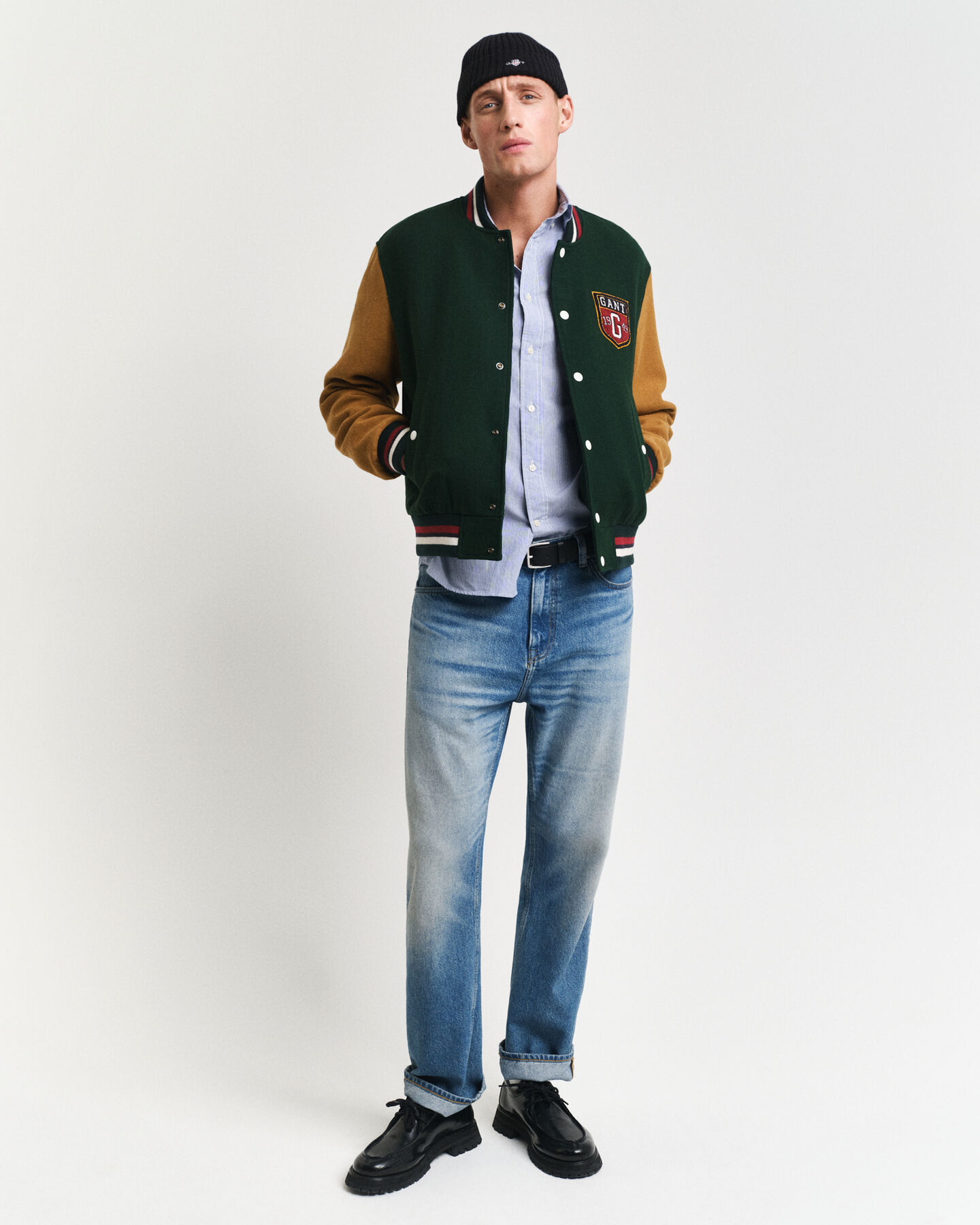 GANT Varsity Jacket ‑villasekoitetakki