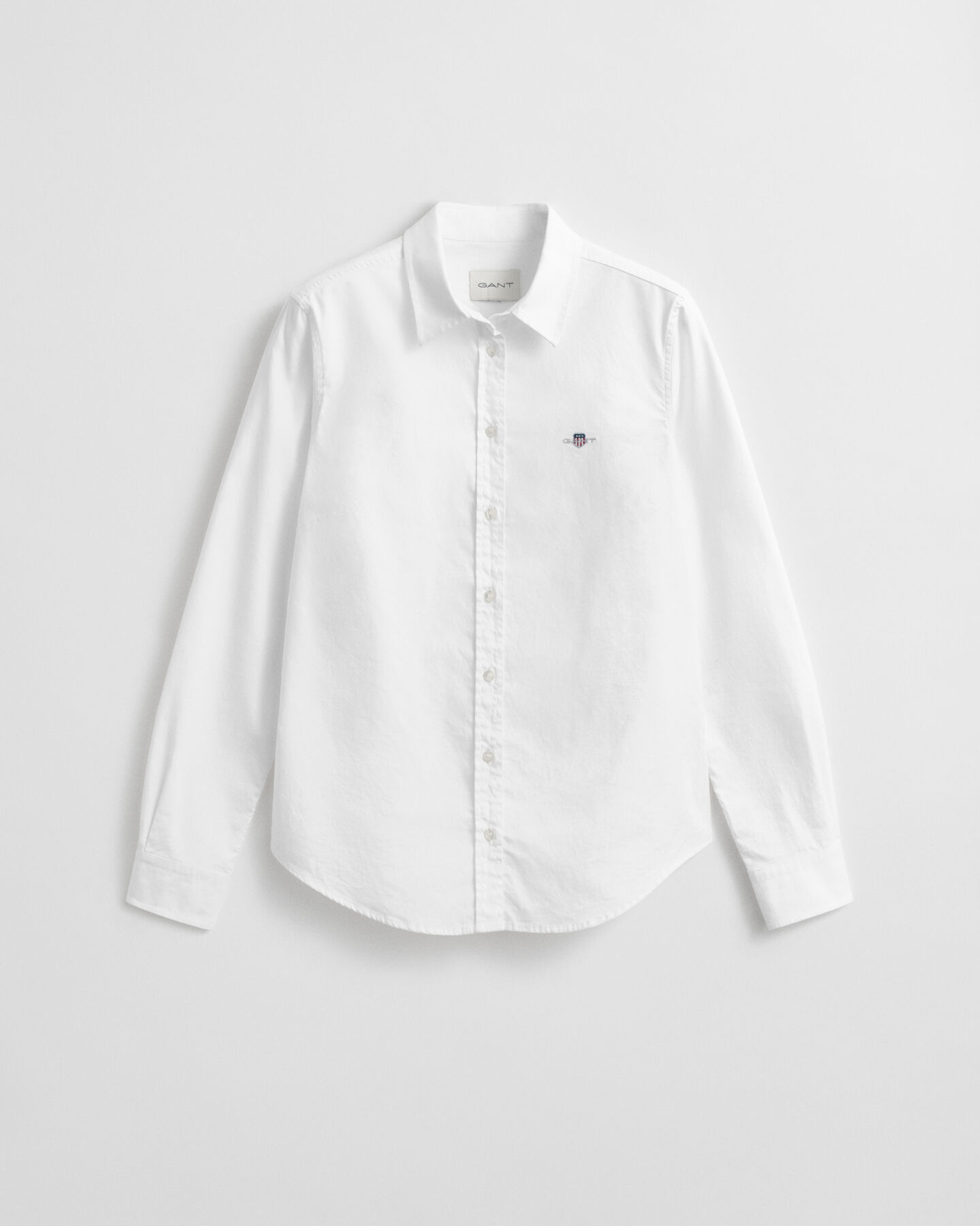 Slim fit ‑mitoitettu joustava oxford-paita