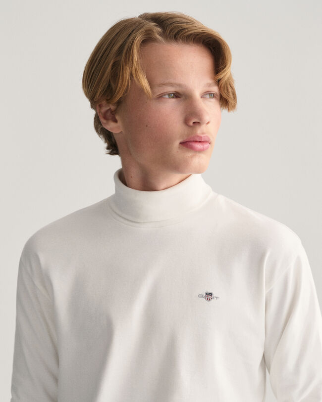 Teens-malliston pitk&auml;hihainen Shield-poolo