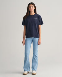 Teens-malliston Script Graphic ‑t‑paita