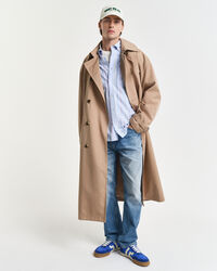 Regular&nbsp;fit ‑mitoitettu klassinen oxford-raitapaita