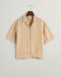 Teen Girls ‑malliston lyhythihainen suora pellavapaita