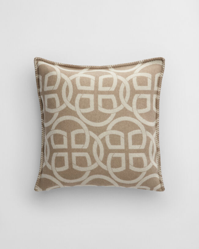 Villakankainen Monogram-tyynynpäällinen