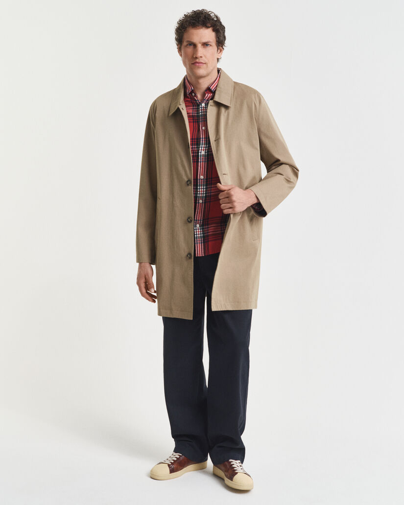 Regular fit ‑mitoitettu ruudullinen Windblown-flanellipaita