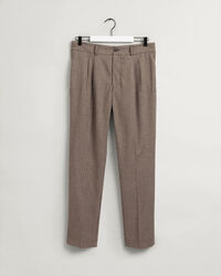 Laskostetut ruudulliset puvunhousut