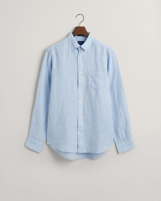 Regular fit ‑mitoitettu pellavapaita