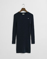 Teen Girls -malliston joustopuuvillainen palmikkoneulemekko