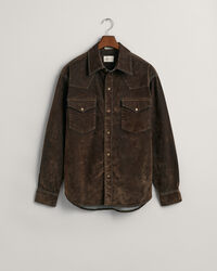 Oversized&nbsp;fit ‑mitoitettu samettipintainen Rodeo-paita