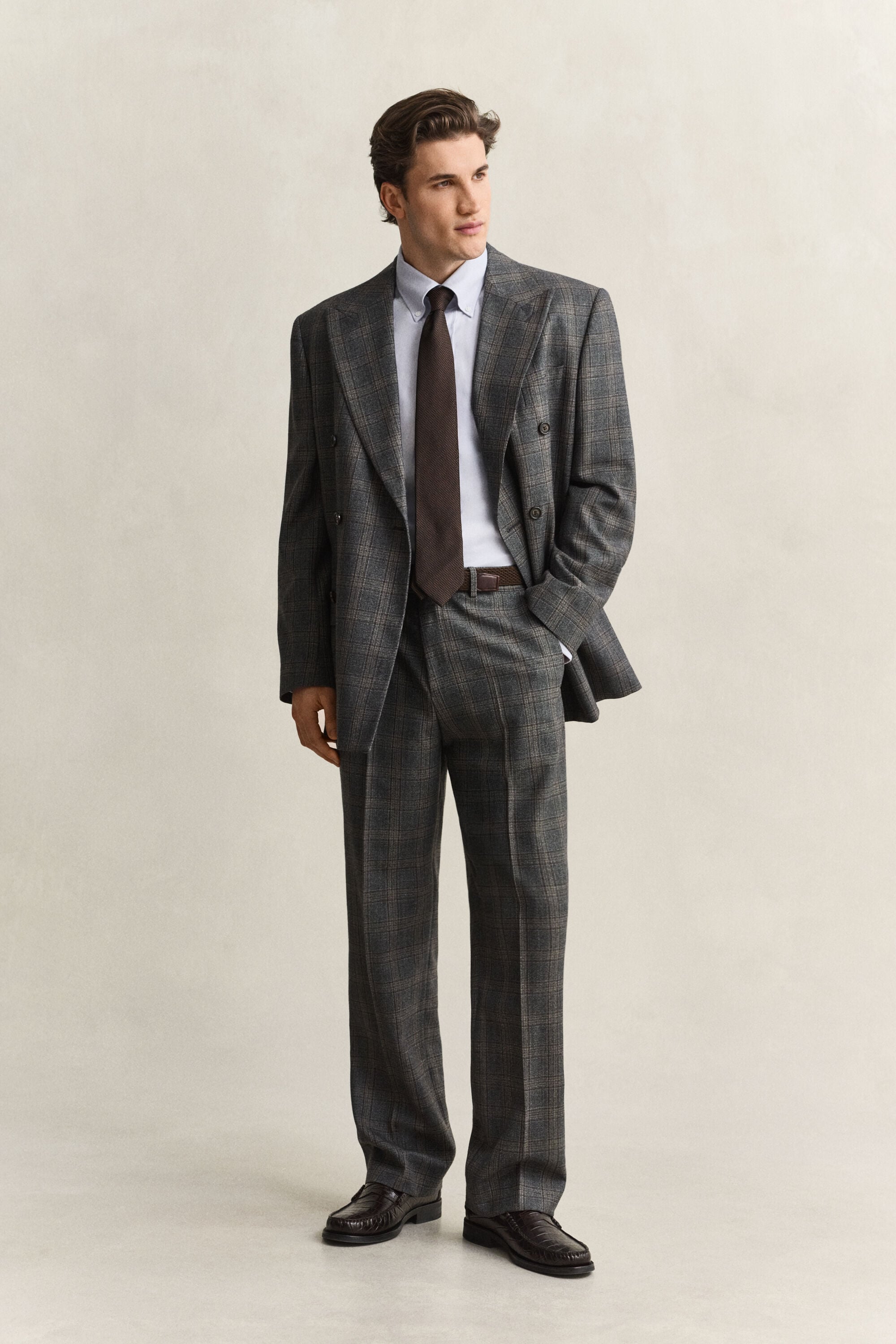 Slim fit ‑mitoitettu kauluspaita