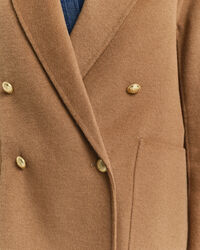 Regular fit ‑mitoitettu käsin tikattu klubitakki