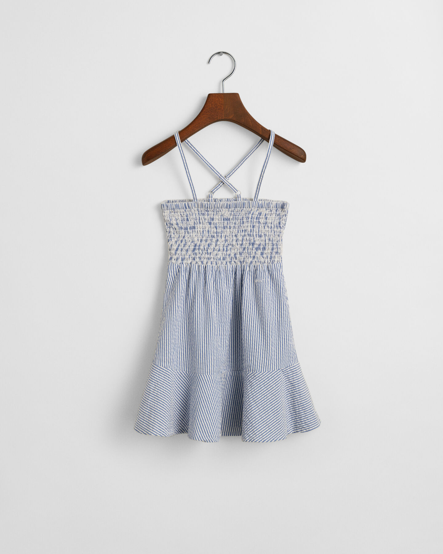 Girls-malliston raidallinen seersucker-mekko