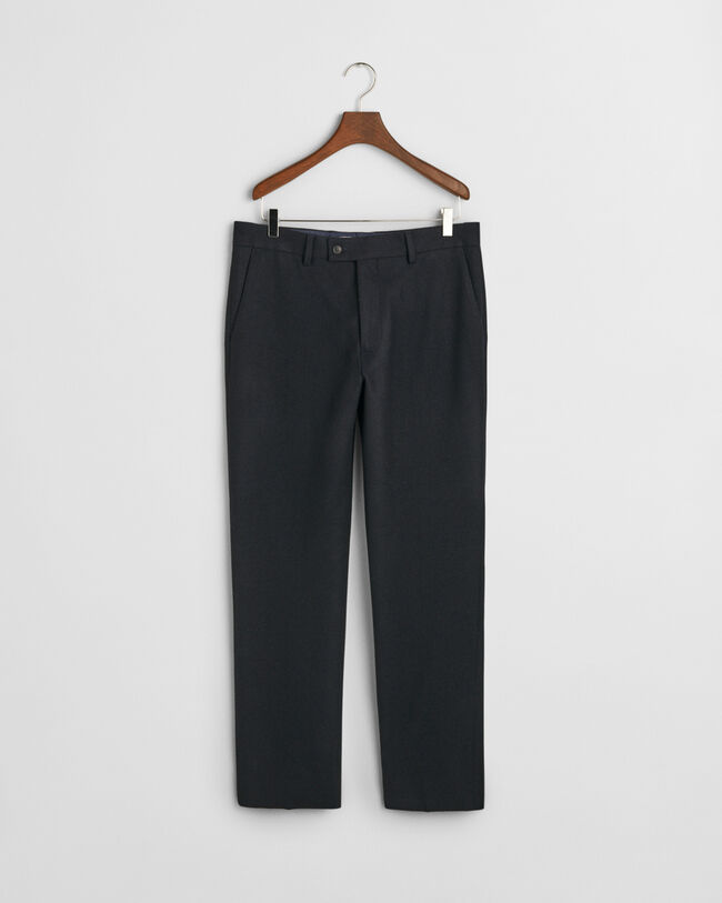 Slim fit ‑mitoitetut kalanruotokuvioiset puvunhousut