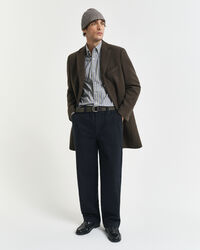 Regular fit ‑mitoitettu raidallinen Archive-popliinipaita