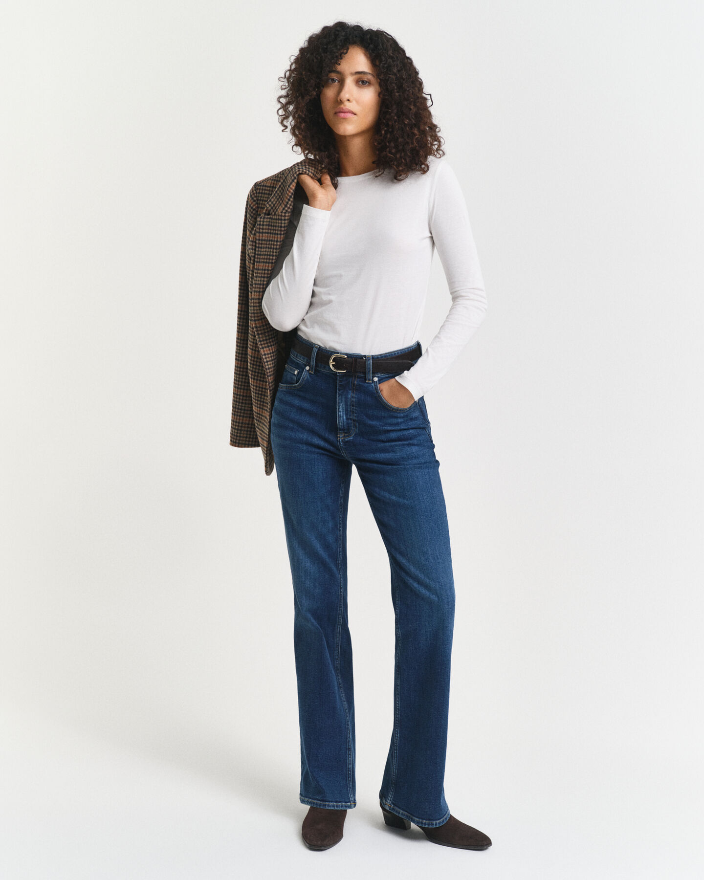 Kevyt pitkähihainen puuvilla-t-paita