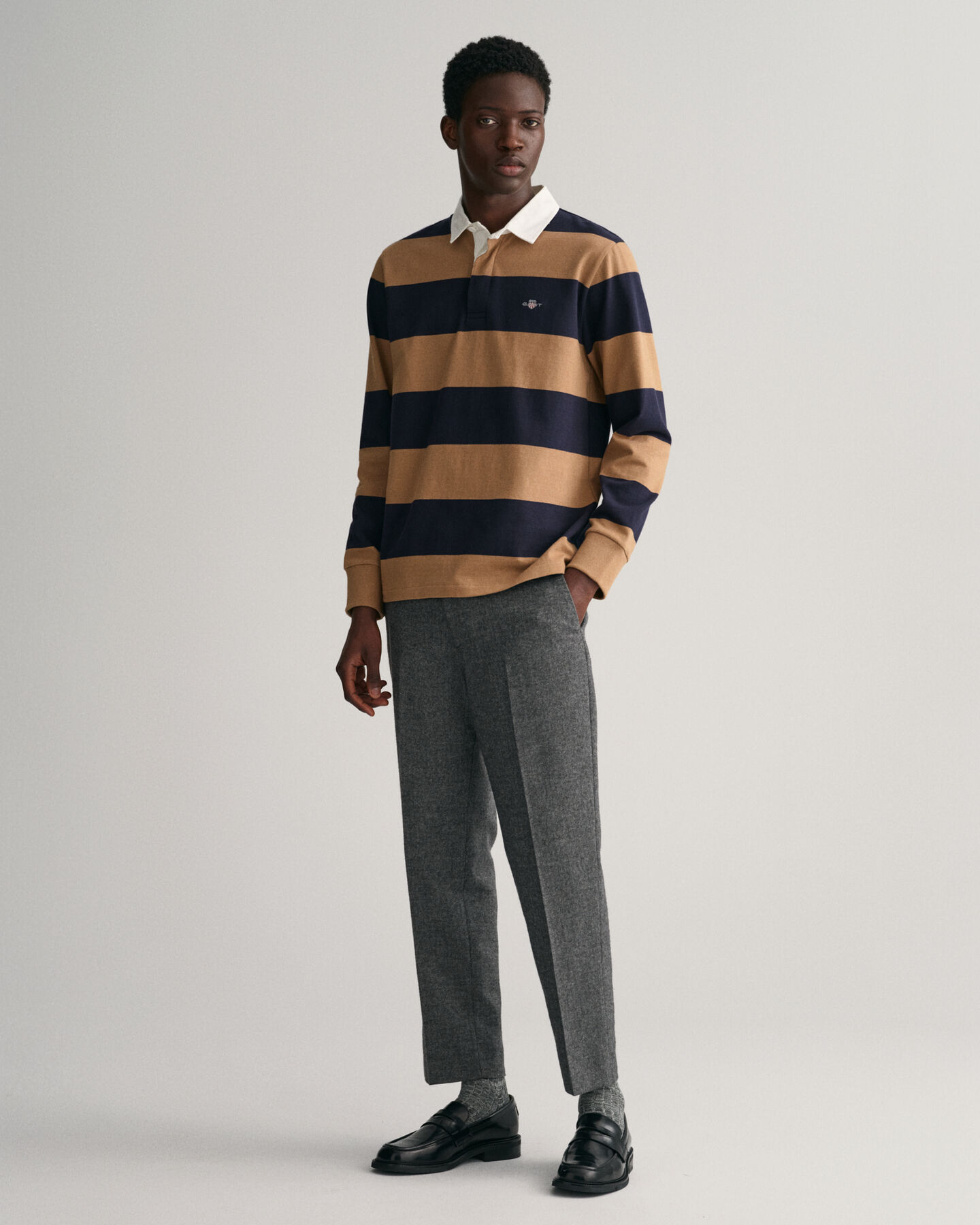 Leve&auml;raitainen Shield Heavy Rugger ‑paita