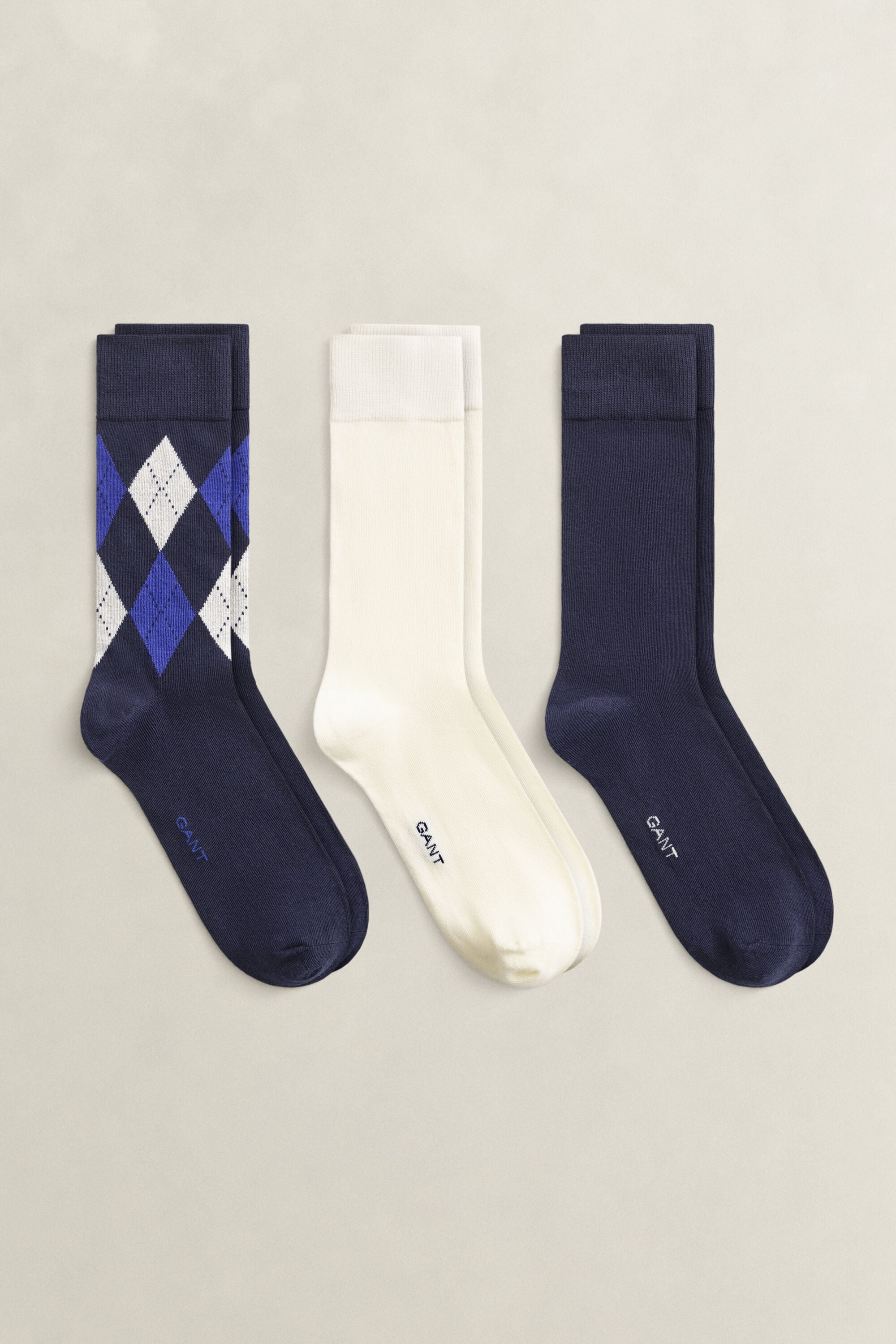 Argyle-sukat (3 paria)