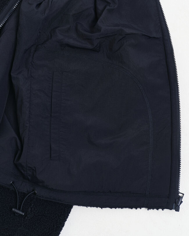 Vetoketjullinen fleece-kääntötakki