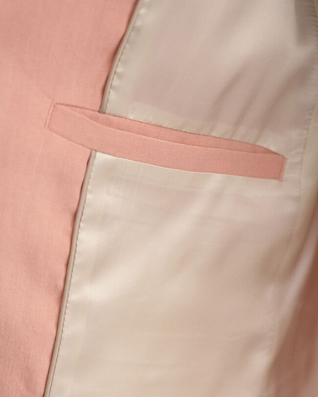 Regular fit ‑mitoitettu joustava pellavableiseri