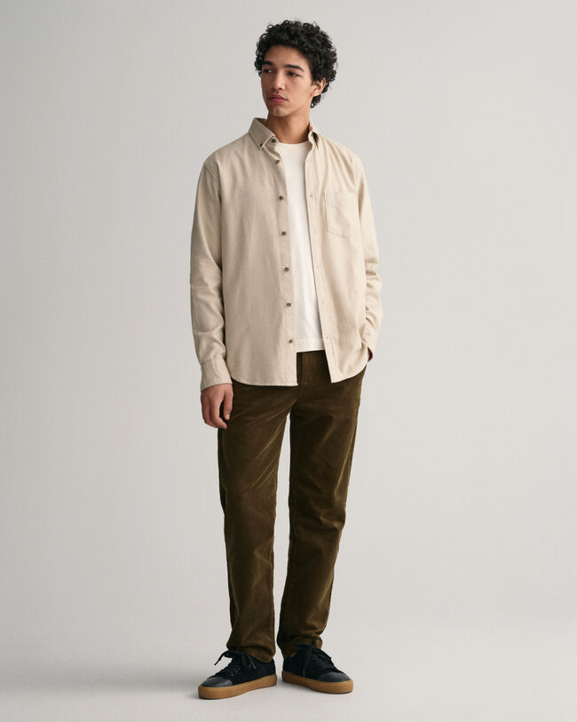 Regular fit ‑mitoitettu kalanruotokuvioinen flanellipaita