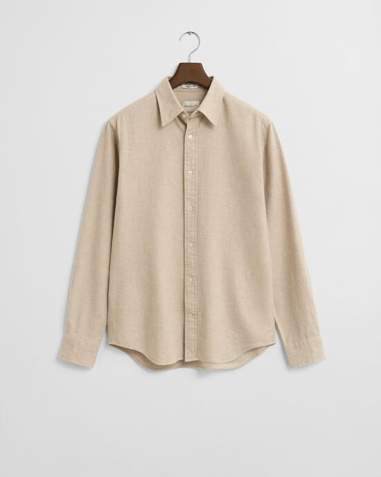 Regular fit ‑mitoitettu meleerattu flanellipaita