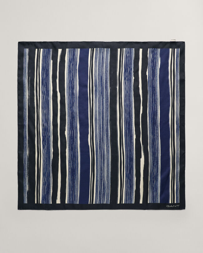 Raidallinen silkkihuivi