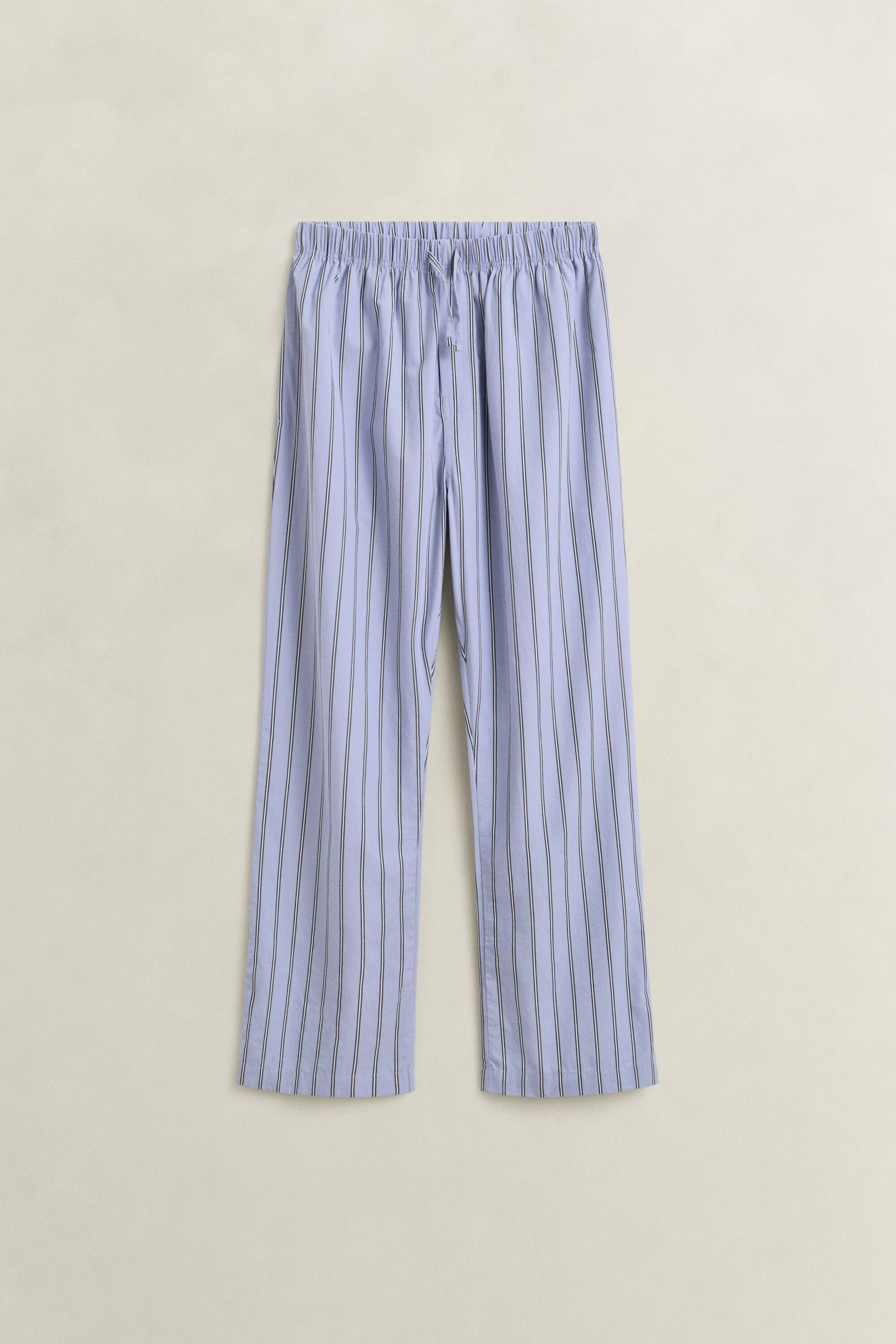 Raidalliset popliinikankaiset pyjamahousut