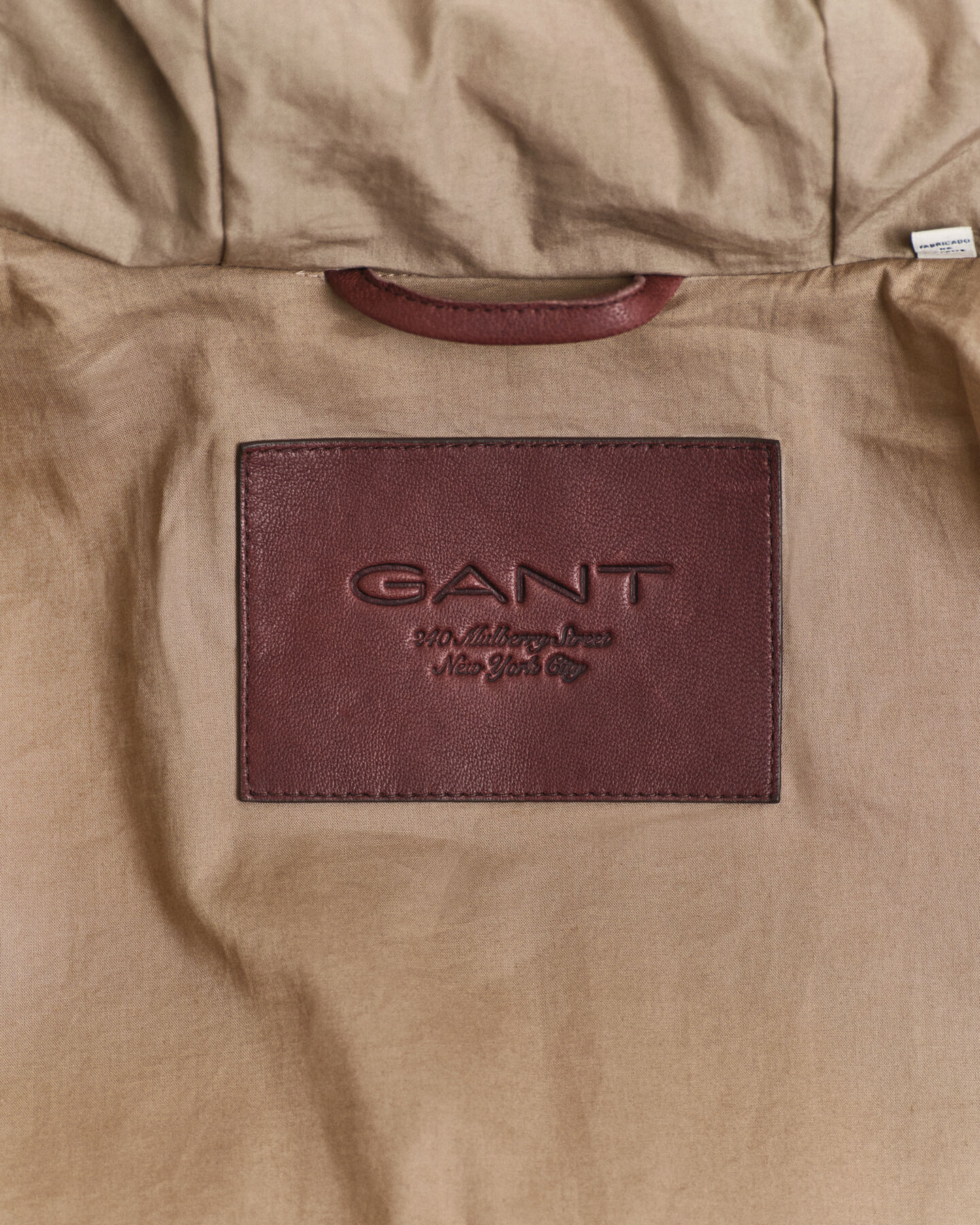 Puuvillainen hanhenuntuvaparka