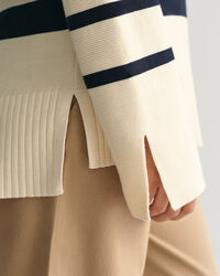 Teen Girls ‑malliston breton-raidallinen neulepusero