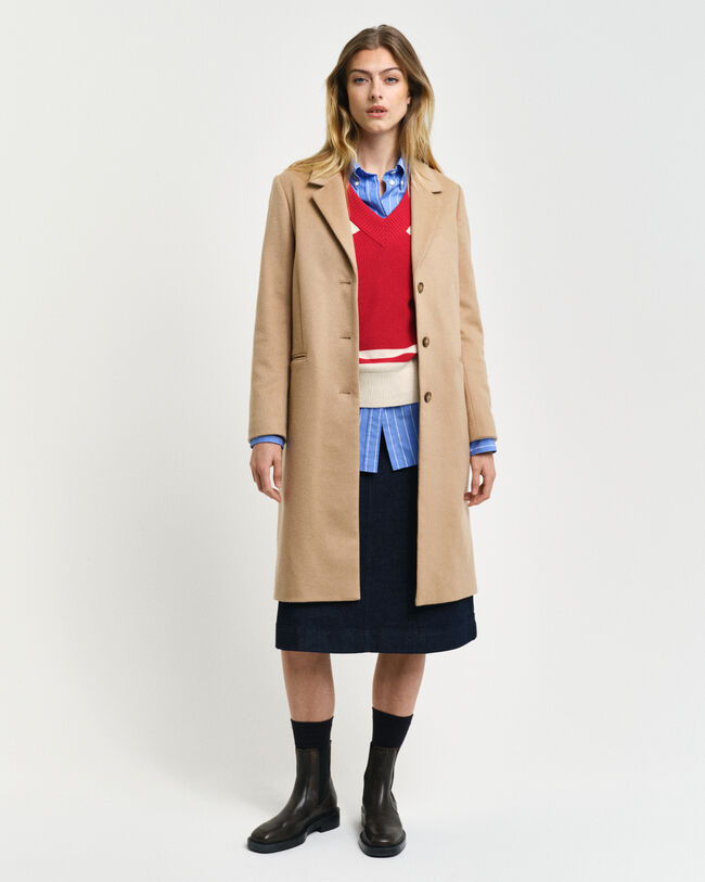 Hyvin istuva klassinen villakangastakki