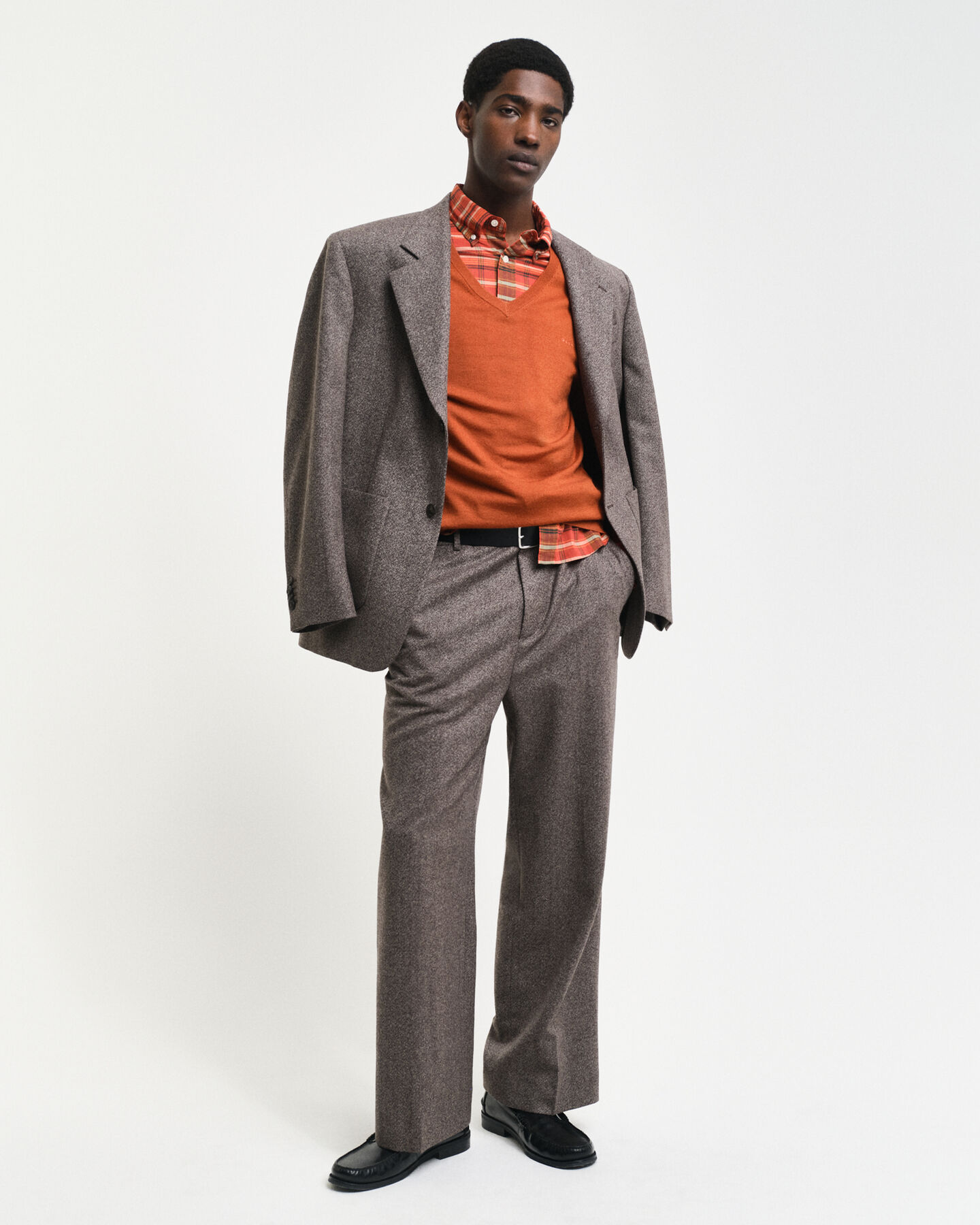 Ohut merinovillaneule, v-pääntie