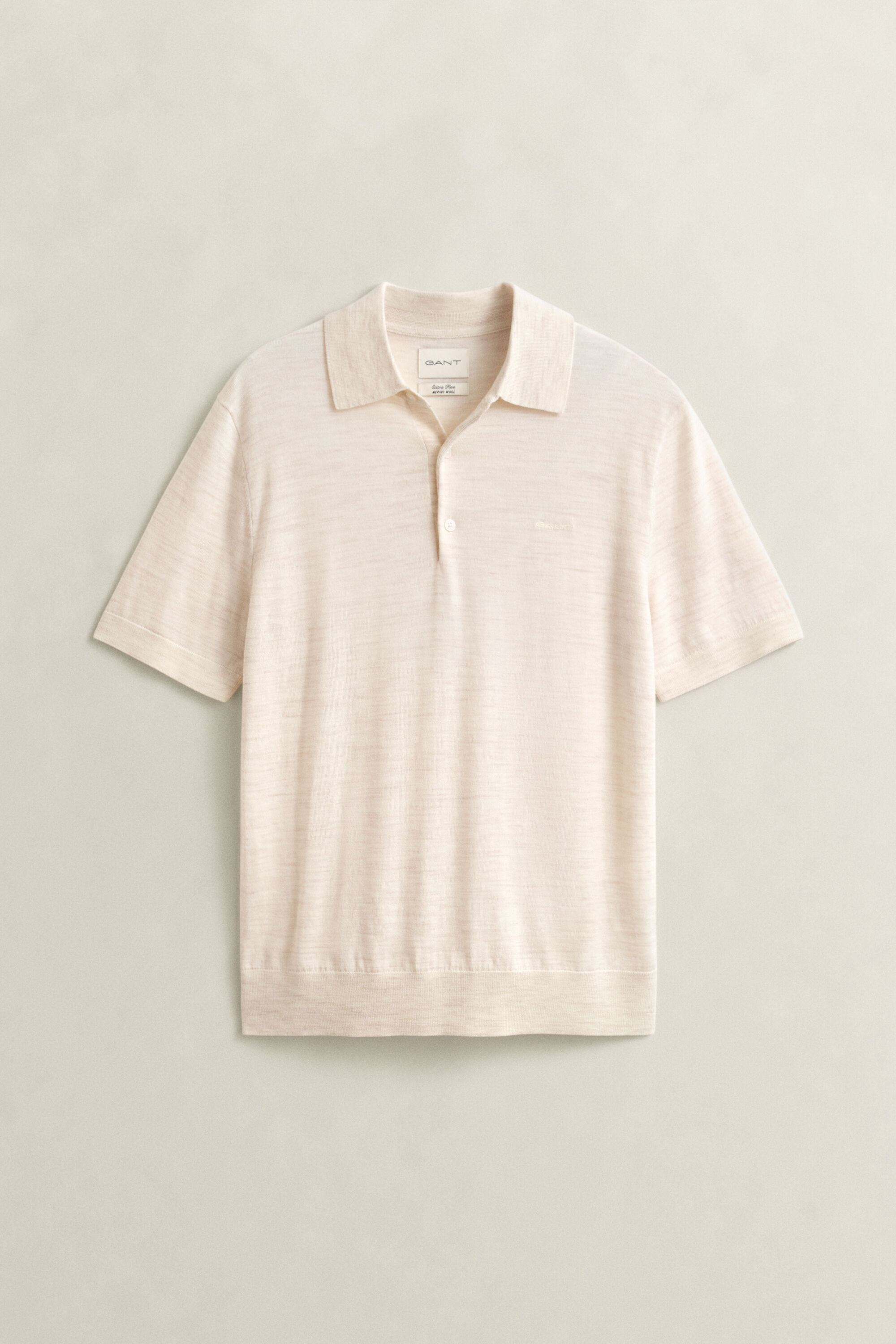 Ohut lyhythihainen merinovillapikeeneule