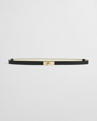 Krokotiilikuvioitu kääntösoljellinen vyö