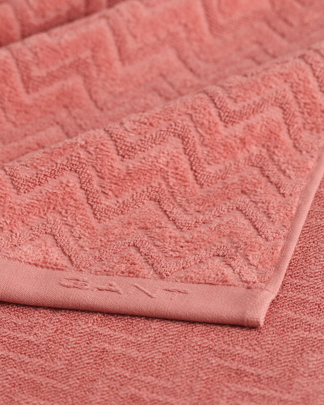 Kalanruotokuvioinen jacquard-pyyhe (70 cm x 140 cm)