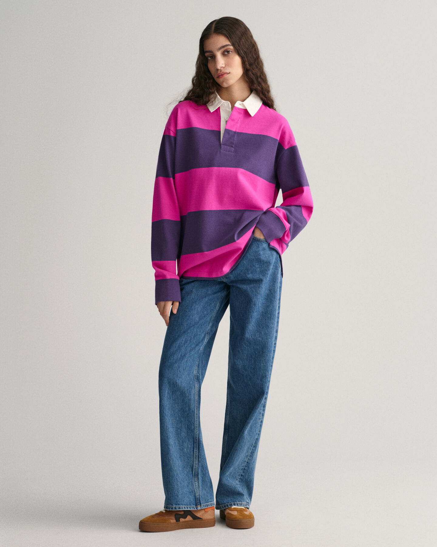 Leve&auml;raitainen Heavy Rugger ‑paita