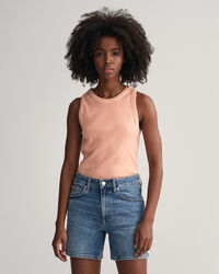 Korkeakauluksinen Sunfaded-ribbineulostoppi