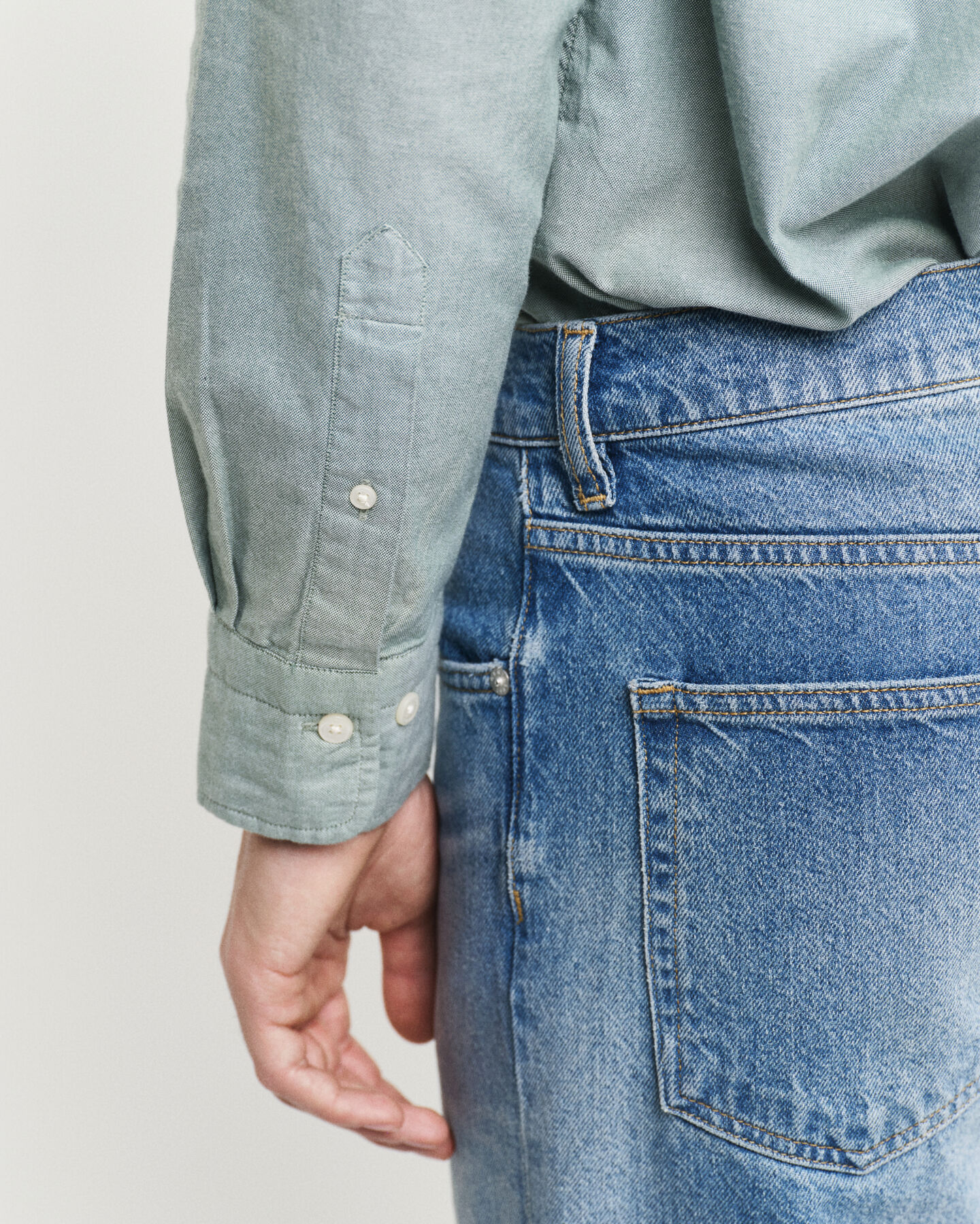 Regular fit ‑mitoitettu Archive-oxford-paita