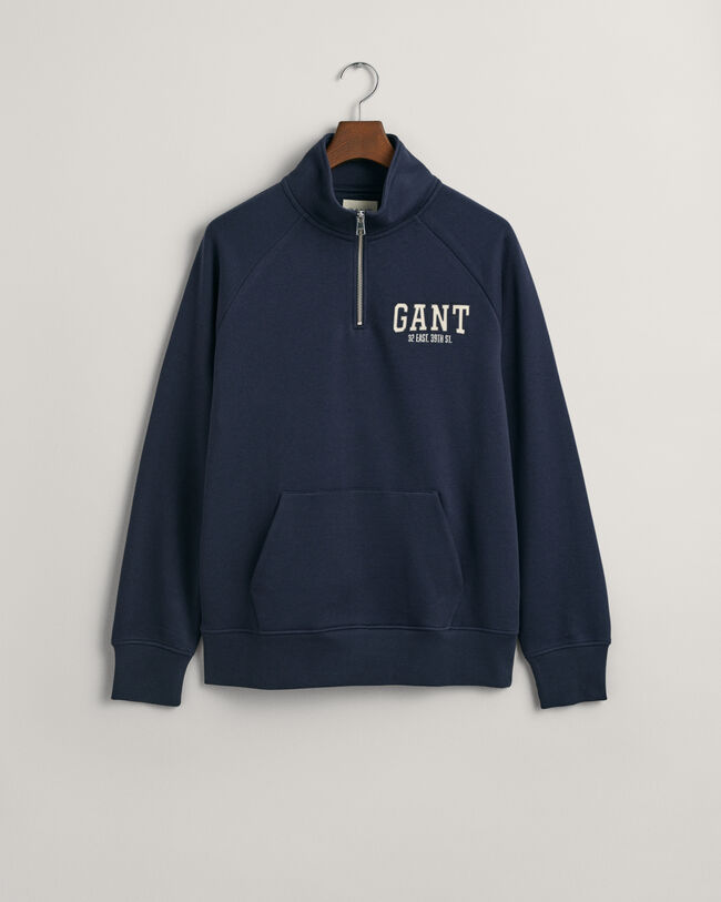 GANT Arch Graphic ‑collegepaita, jossa vetoketjullinen p&auml;&auml;ntie