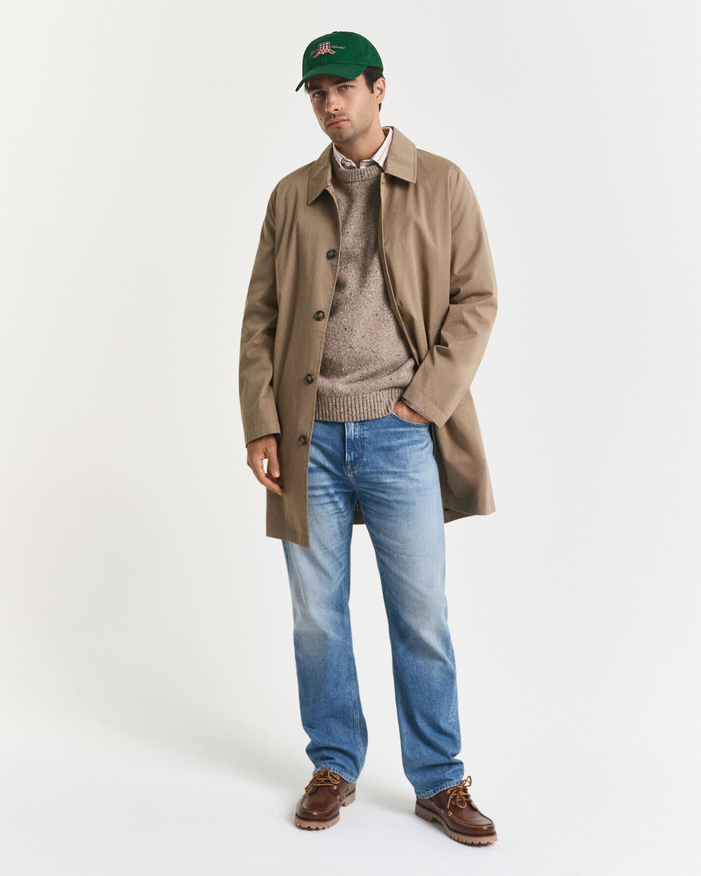 Nyppypintainen villasekoiteneulepusero, pyöreä pääntie