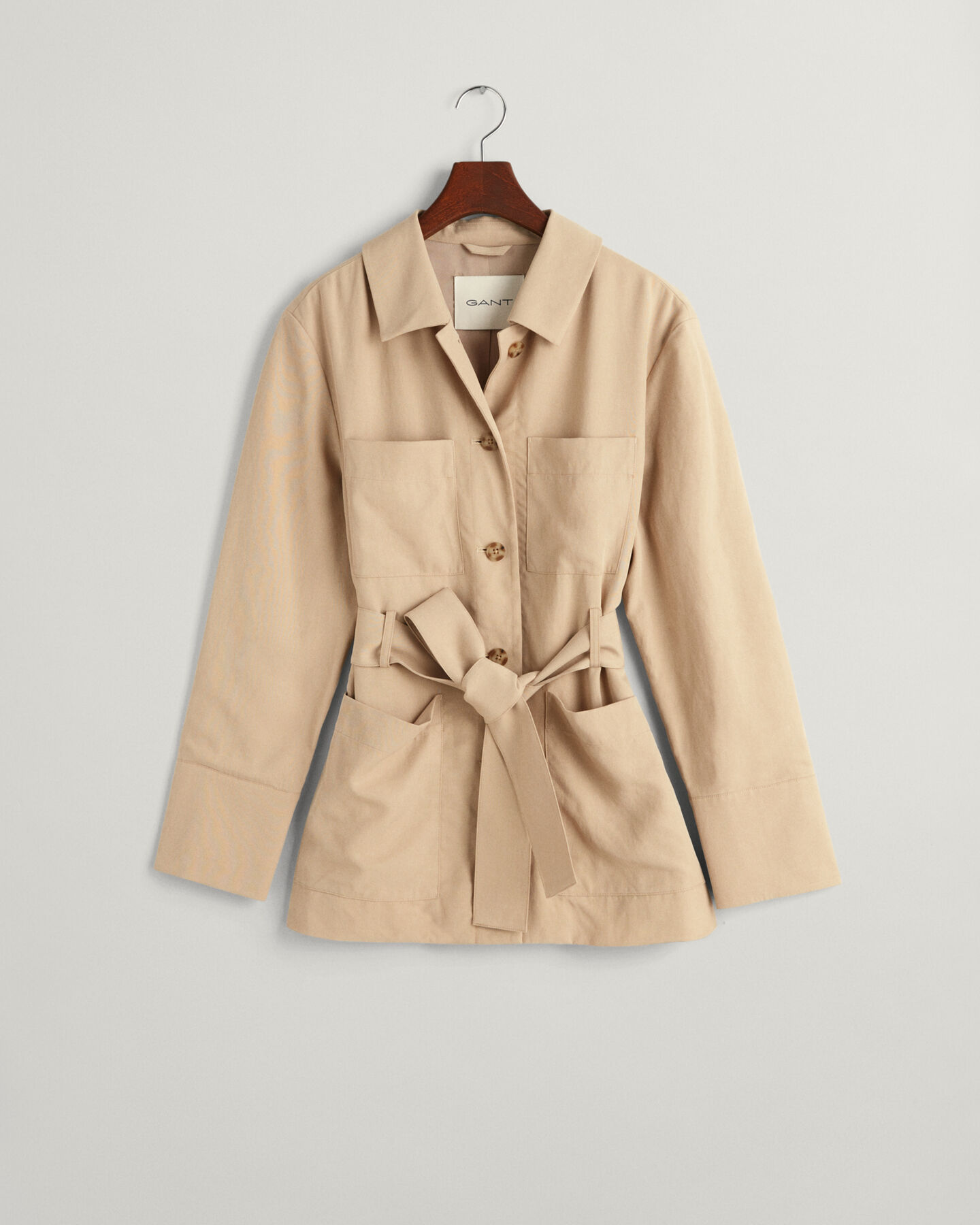 Regular fit ‑mitoitettu vyöllinen bleiseritakki