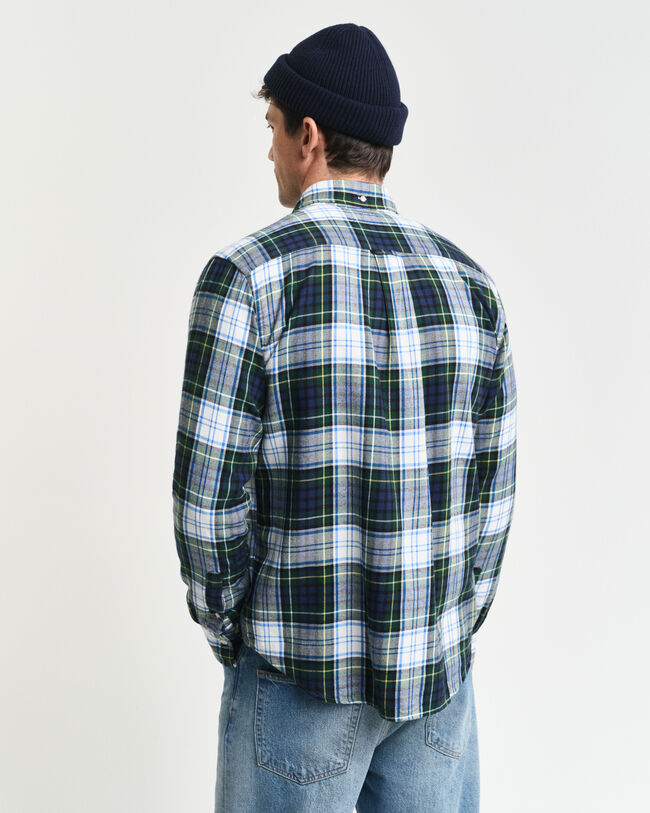 Regular Fit Checked Flannel Shirt