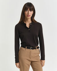 Saumaton pitkähihainen napitettu pikeepaita