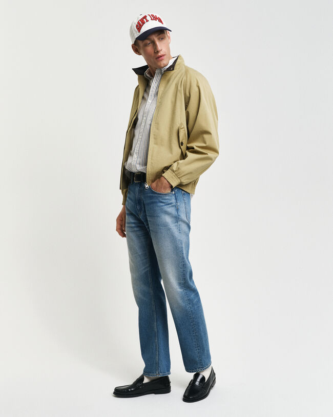 Puuvillainen Harrington‑takki